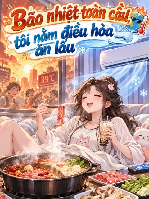 Bão nhiệt toàn cầu, tôi nằm điều hòa ăn lẩu