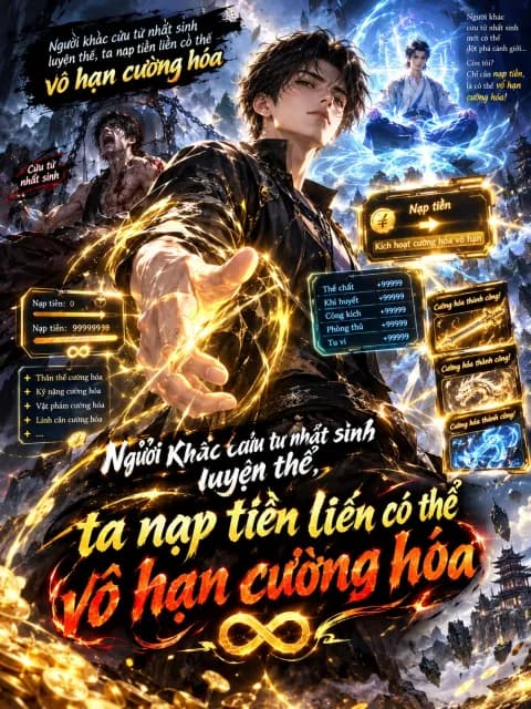 Người khác cửu tử nhất sinh luyện thể, ta nạp tiền liền có thể vô hạn cường hóa