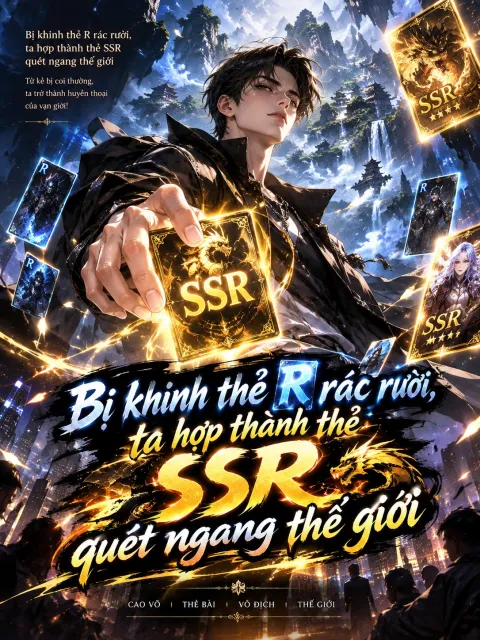 Bị khinh thẻ R rác rưởi, ta hợp thành thẻ SSR quét ngang thế giới