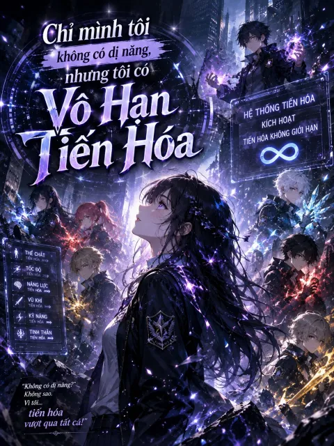 Chỉ Mình Tôi Không Có Dị Năng, Nhưng Có Thể Vô Hạn Tiến Hóa
